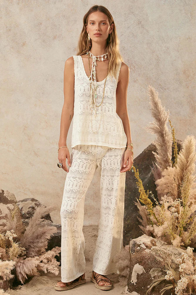 SIESTA PANT | WHITE SAND