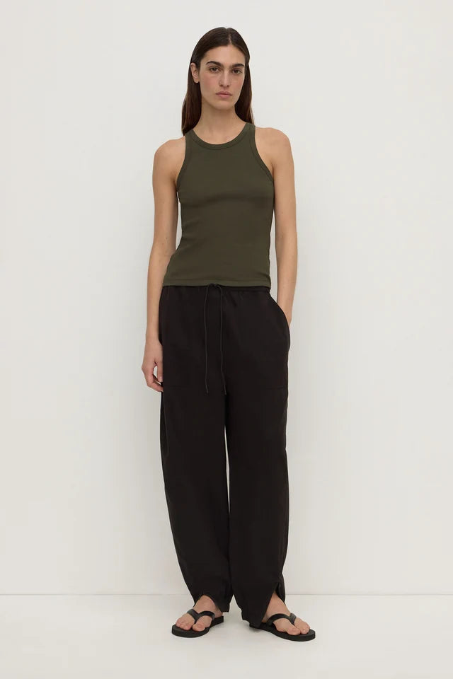 TABITHA RIB TANK | DARK MILITARY