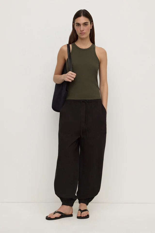 TABITHA RIB TANK | DARK MILITARY