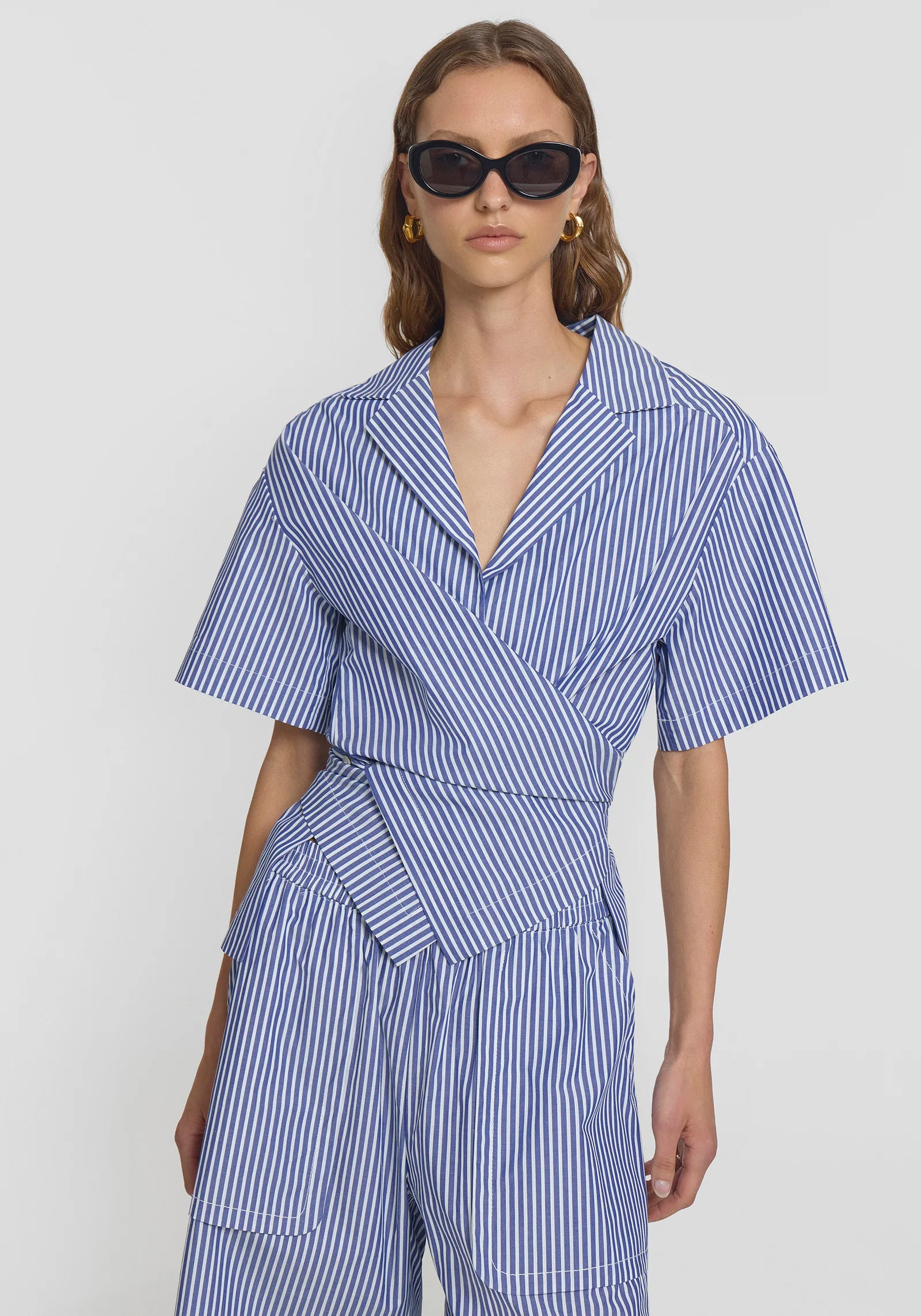 MONK SHIRT | ATLANTIC STRIPE