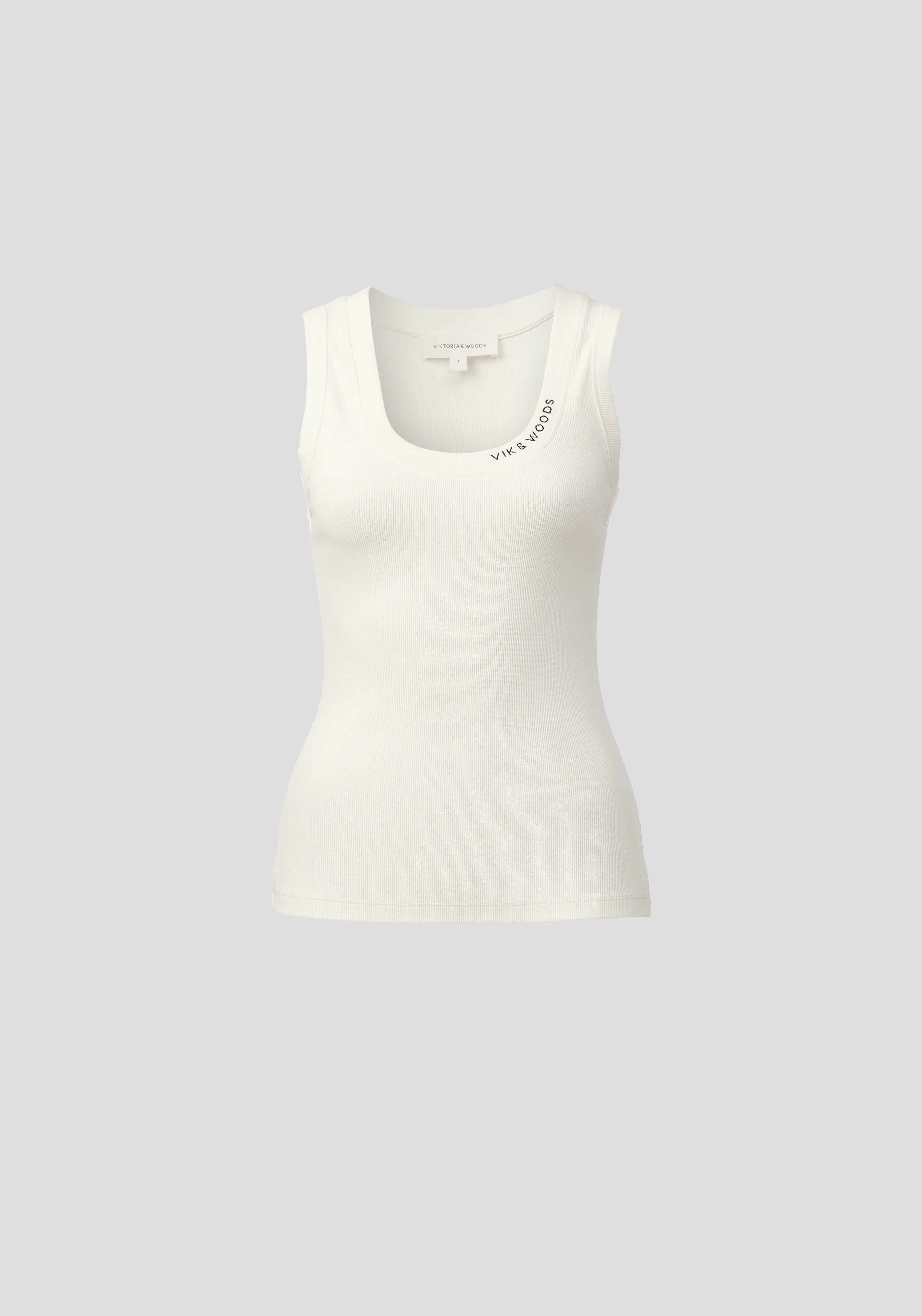 VIK & WOODS TANK | WHITE