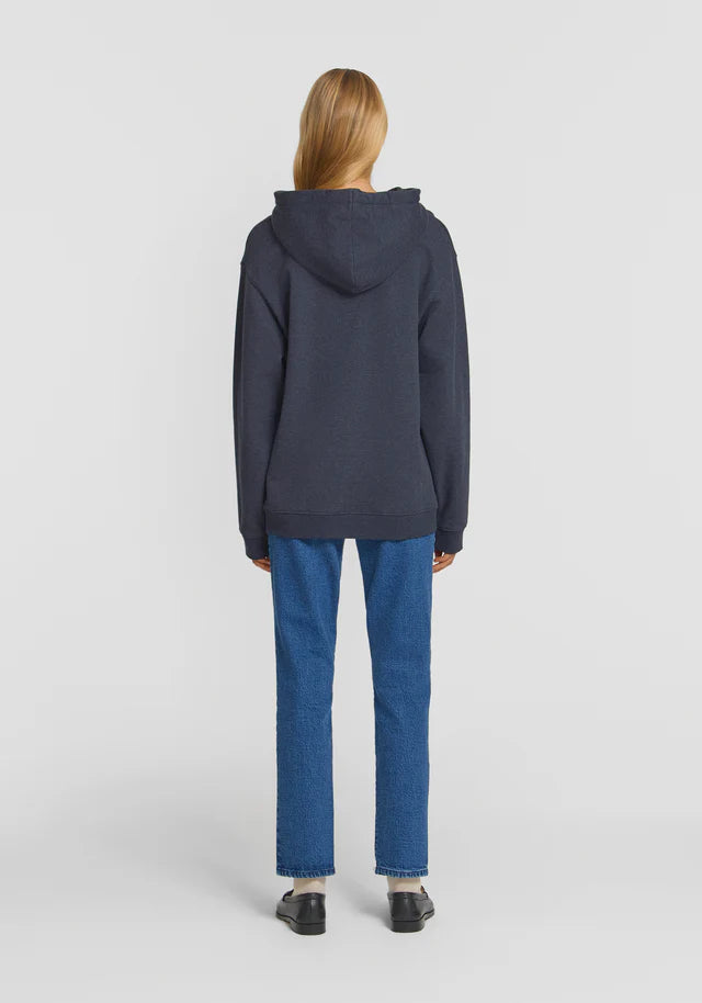 WOODS UNISEX HOODIE | NAVY MARLE