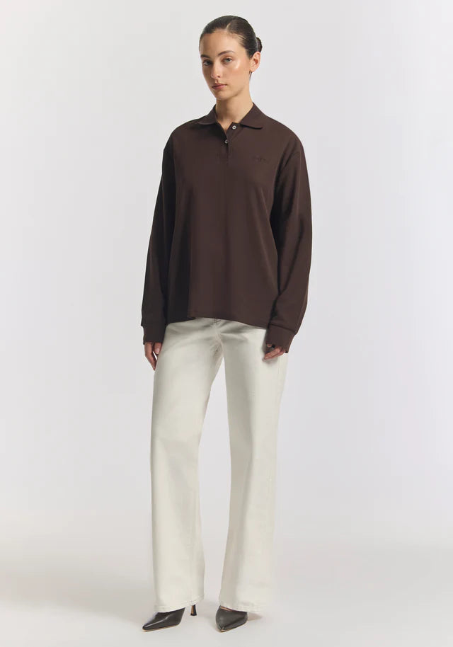 BECKETT POLO | CHOCOLATE
