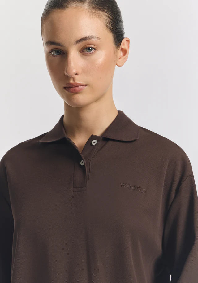 BECKETT POLO | CHOCOLATE