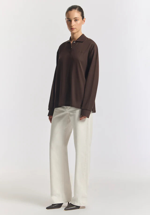 BECKETT POLO | CHOCOLATE