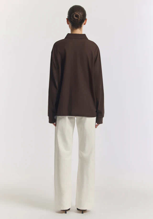 BECKETT POLO | CHOCOLATE