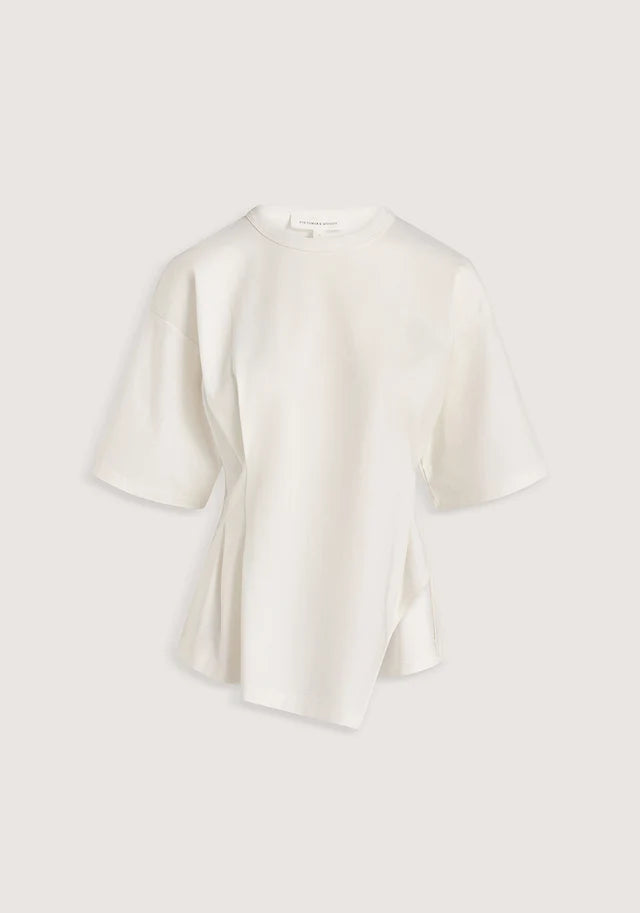 ARIES PONTE TEE | IVORY