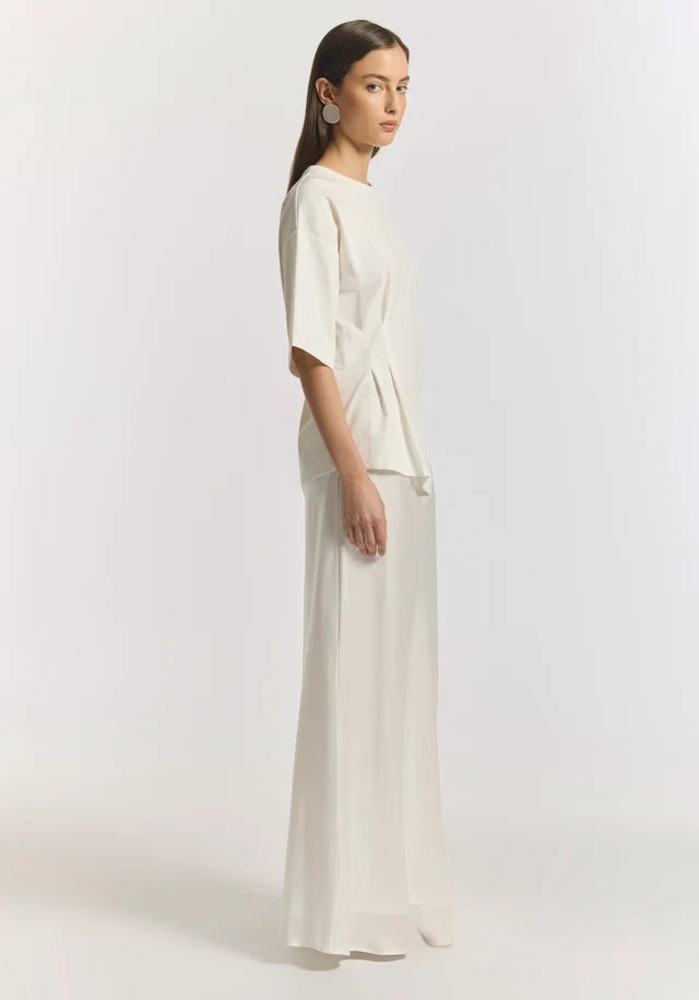 ARIES PONTE TEE | IVORY