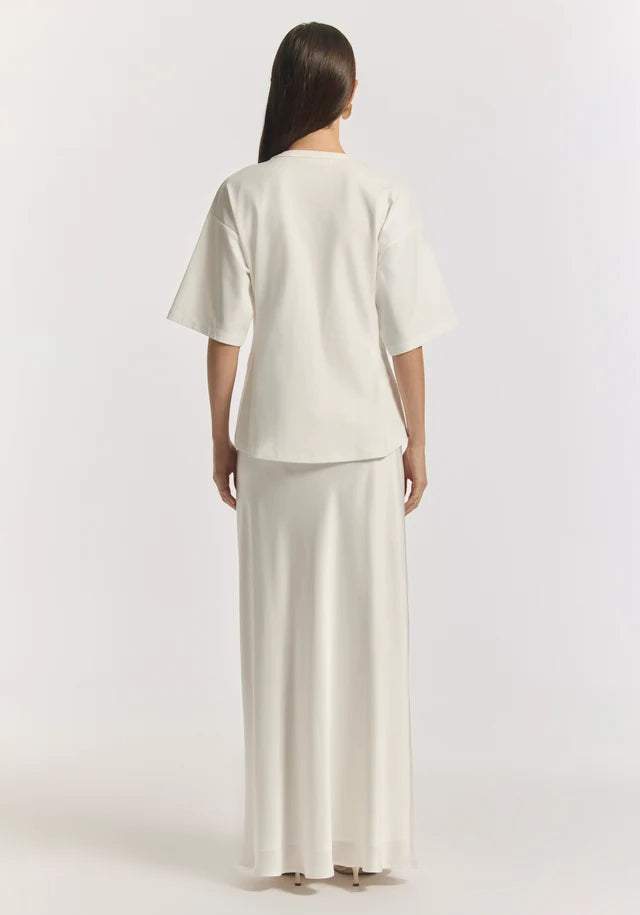 ARIES PONTE TEE | IVORY