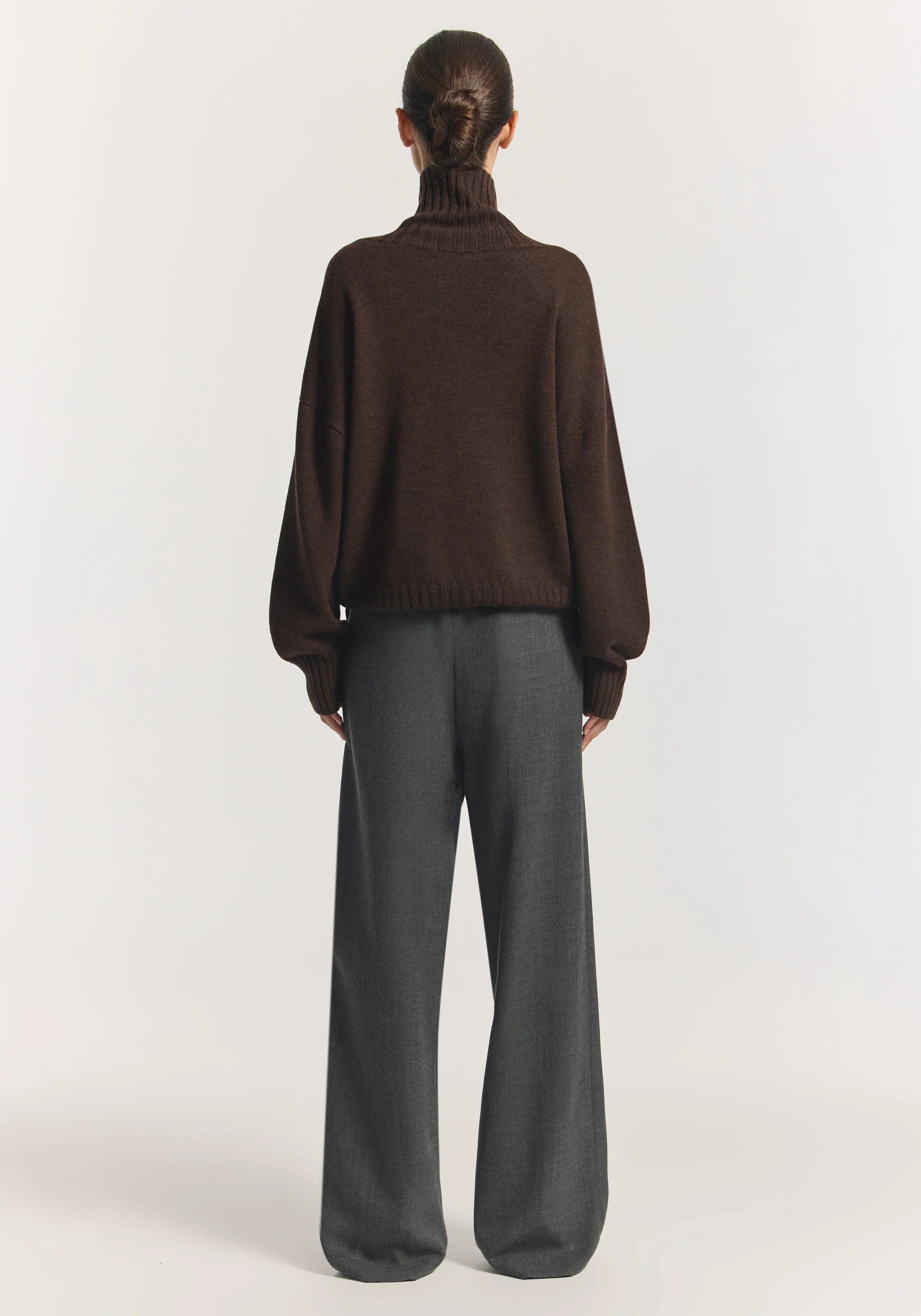 IDOL WOOL PANT | CONCRETE
