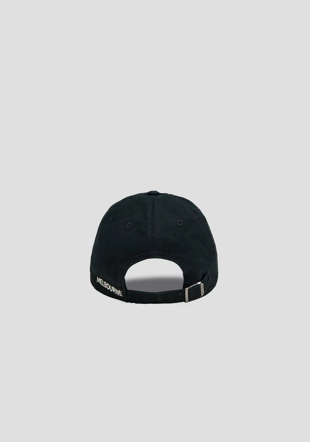WOODS CAP | BLACK / ECRU