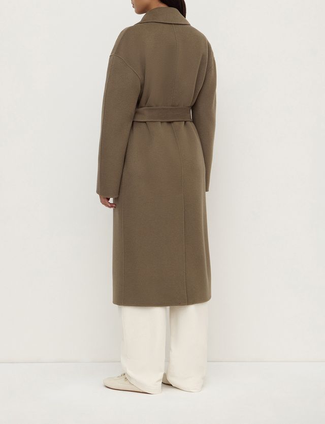 IVY WOOL COAT | DARK SAGE