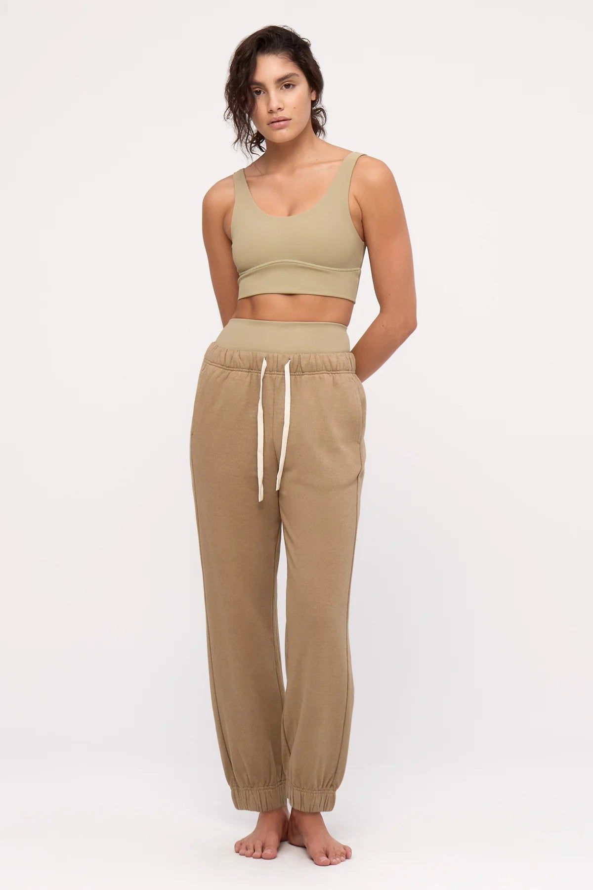 CUFFED SPORT SWEATPANT | OLIVE
