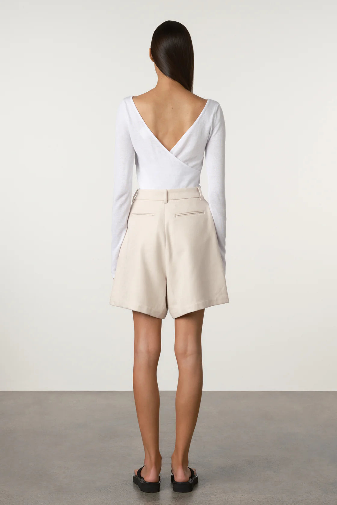 LAYERED KNIT TOP | WHITE