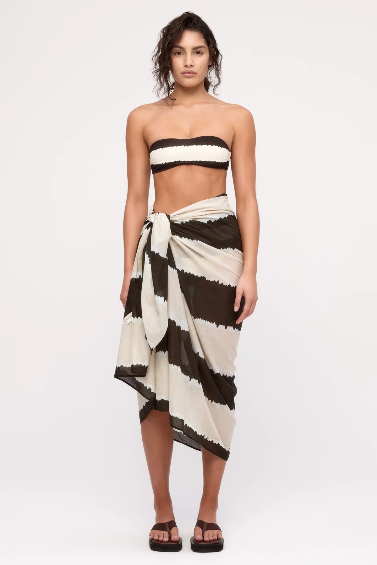 SARONG | TIE DYE STRIPE