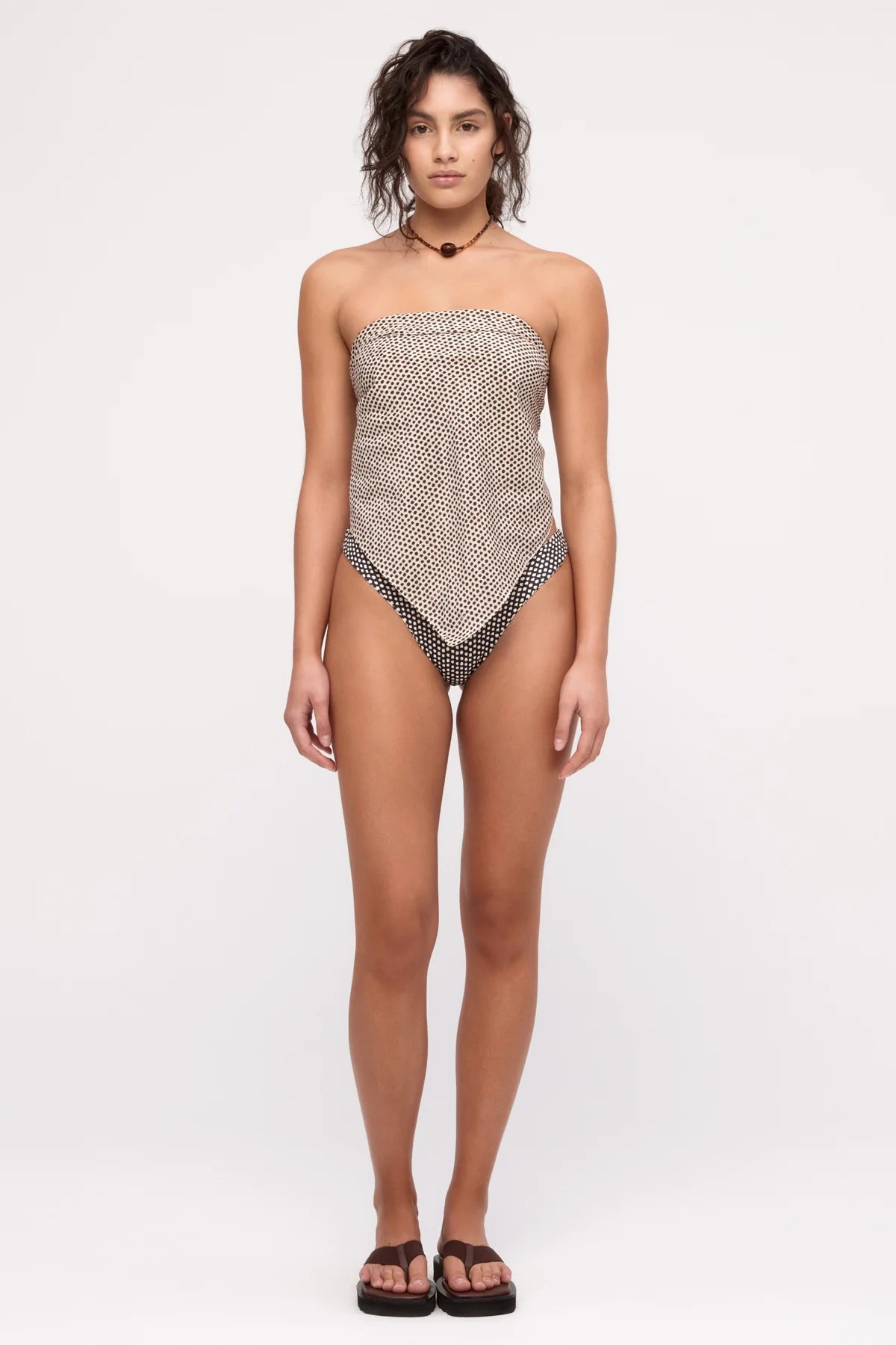 COTTON SILK SCARF | NATURAL SPOT