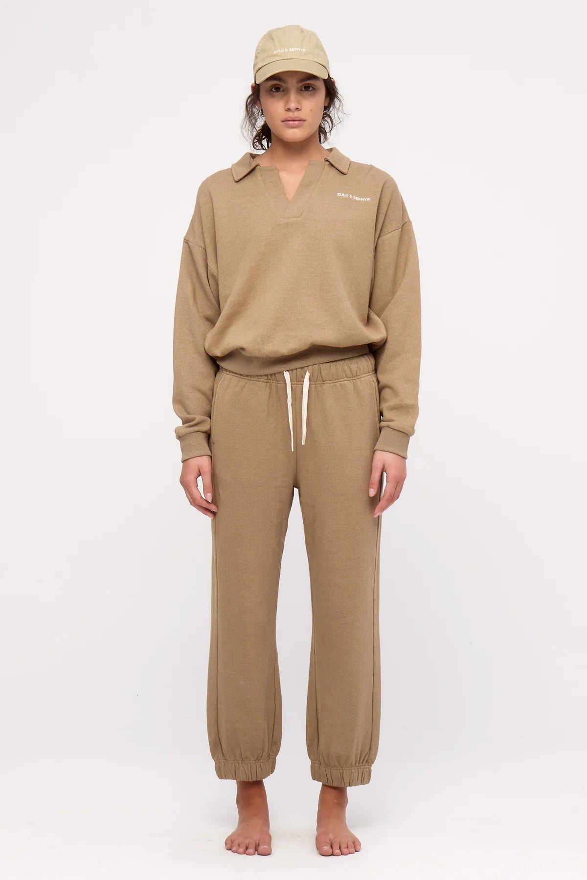 CUFFED SPORT SWEATPANT | OLIVE