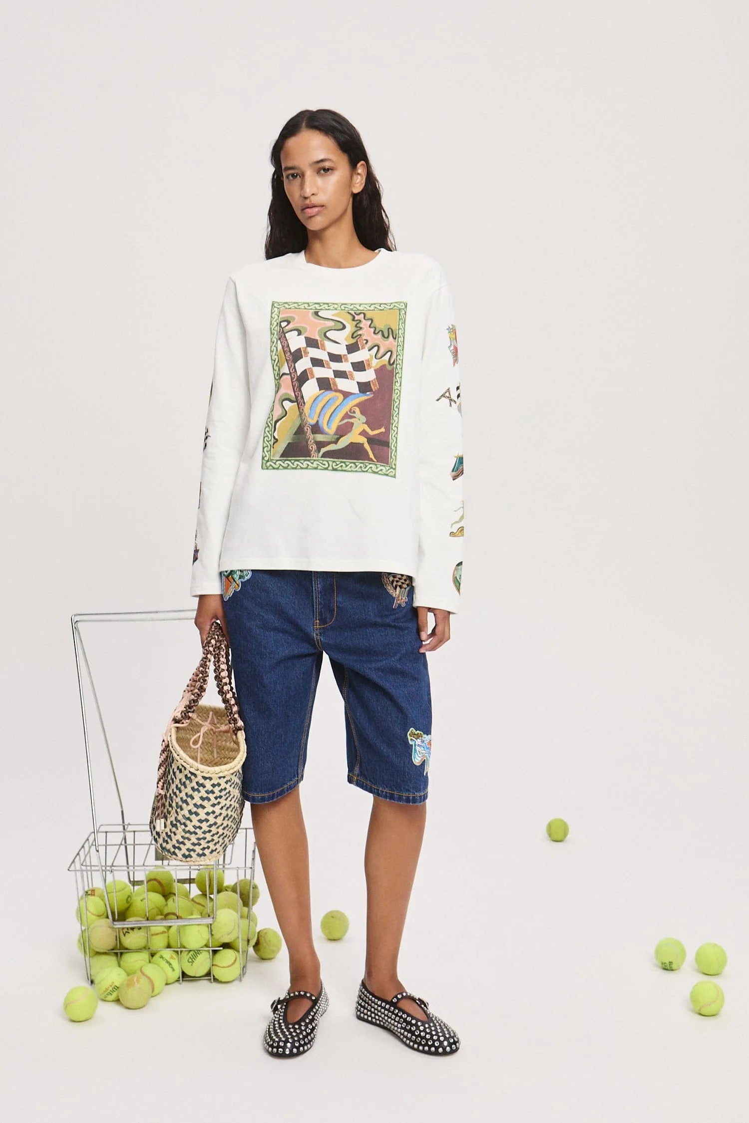 LUCKY PACE PATCH LONG SLEEVE TEE