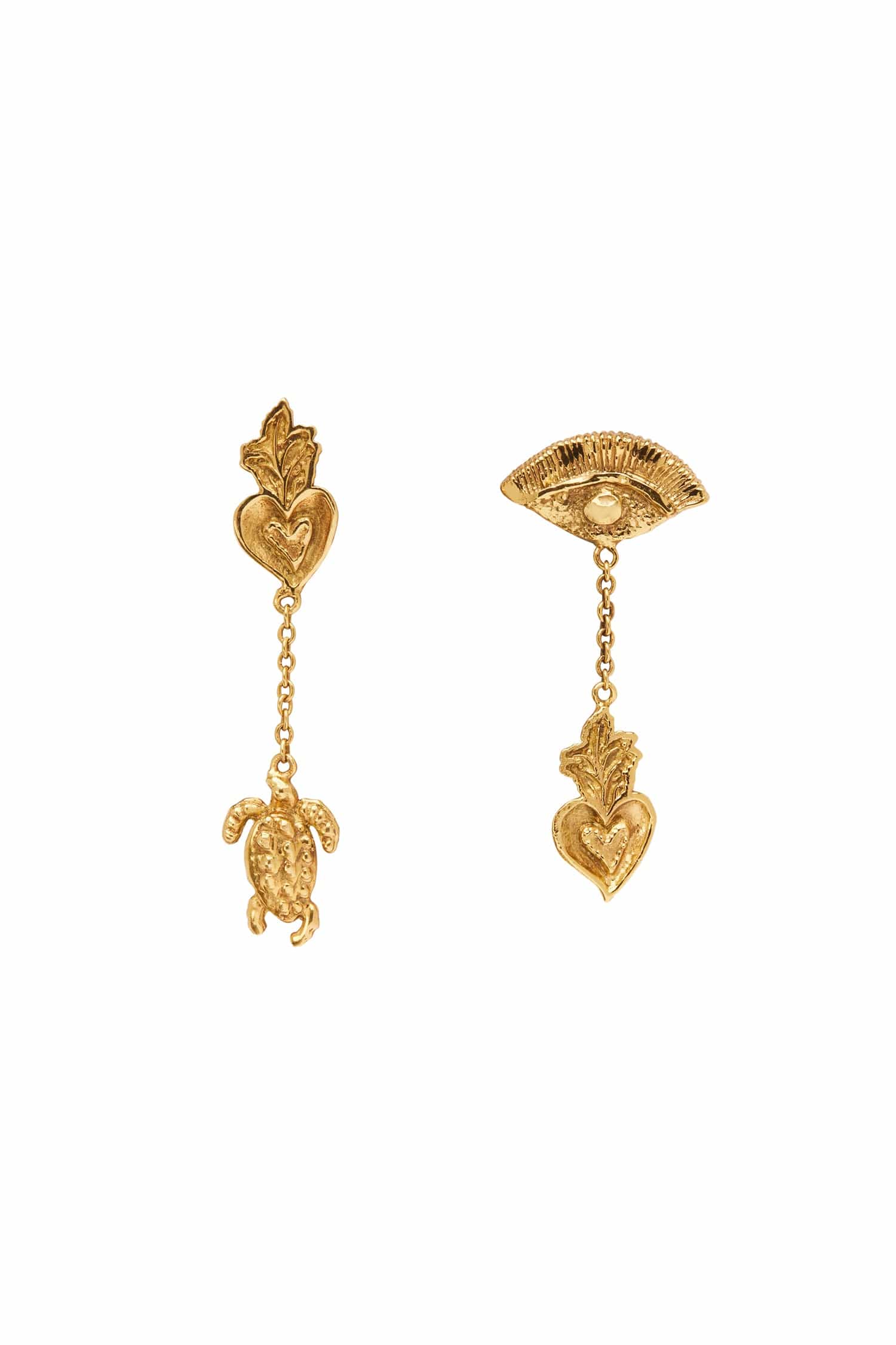 ENCANTO CHARM DROP EARRINGS | GOLD