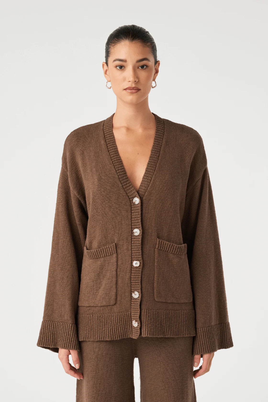 EMMET CARDIGAN | CACAO