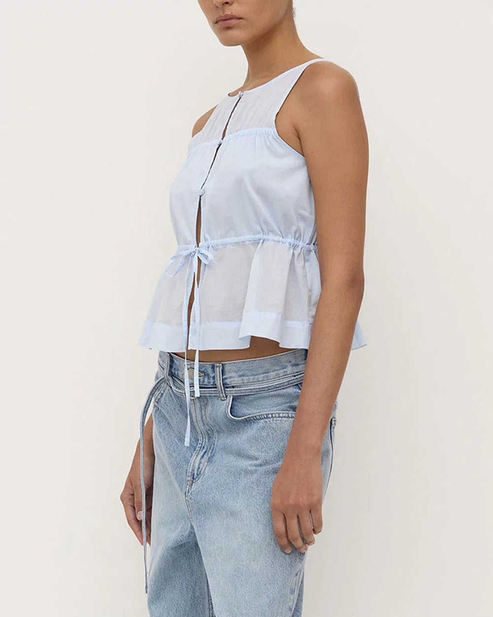 SUZIE TOP | POWDER BLUE