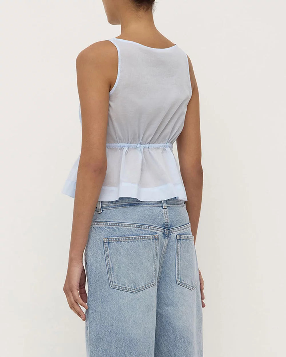 SUZIE TOP | POWDER BLUE