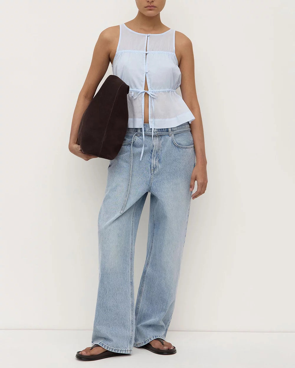 SUZIE TOP | POWDER BLUE