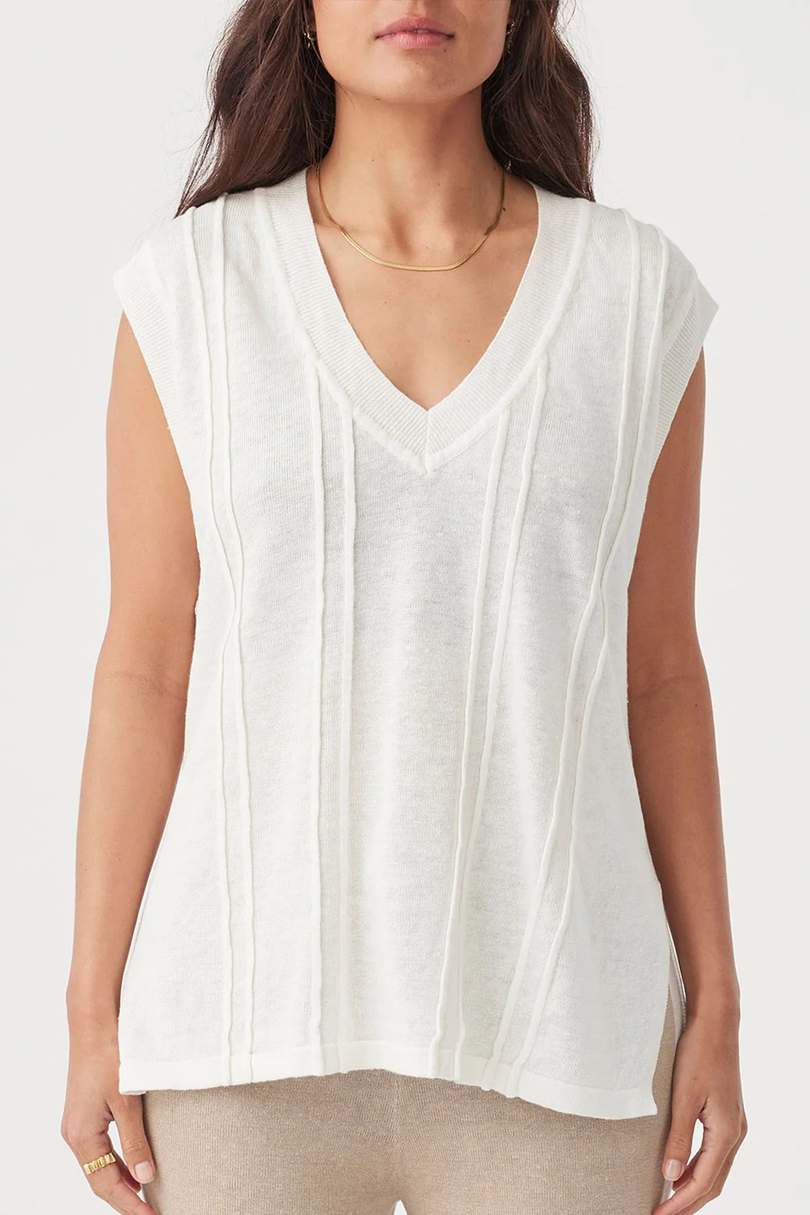 DARCY VEST | CREAM