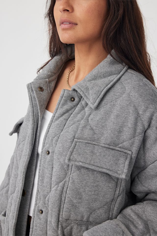 SIA JACKET | DARK GREY MARLE