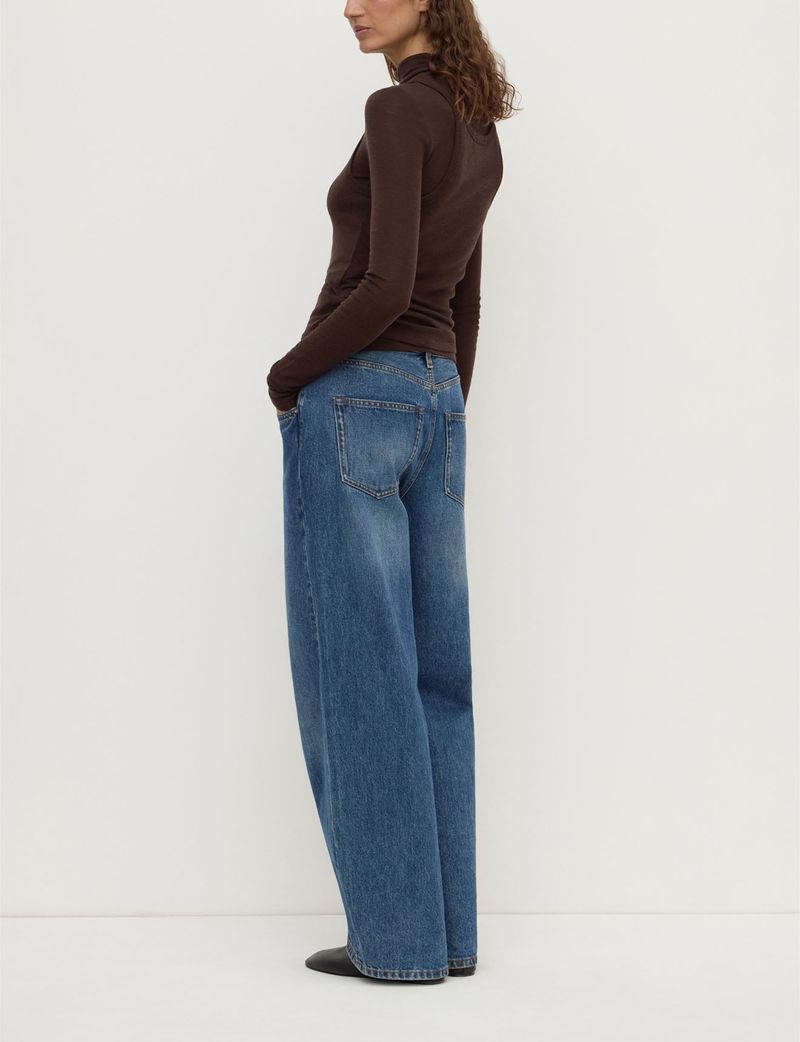 NORA MERINO WOOL LAYERED TURTLENECK | GANACHE